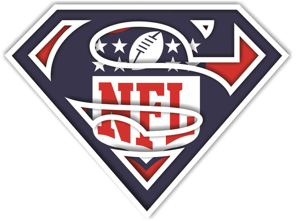 NFL superman logos iron on heat transfer...